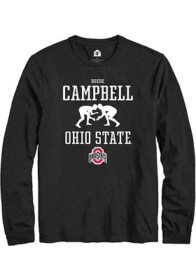 Boede Campbell Ohio State Buckeyes Rally NIL Sport Icon Long Sleeve T Shirt