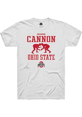 Brandon Cannon Ohio State Buckeyes Rally NIL Sport Icon Short Sleeve T Shirt