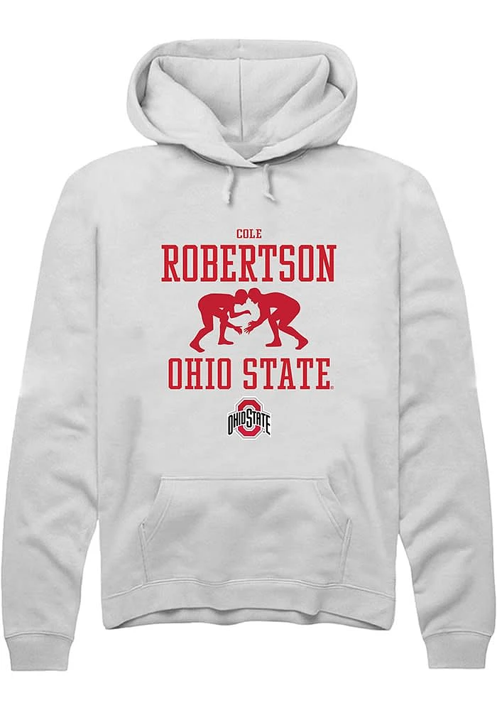 Cole Robertson Rally Ohio State Buckeyes Mens NIL Sport Icon Long Sleeve Hoodie