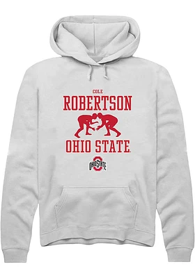 Cole Robertson Rally Ohio State Buckeyes Mens NIL Sport Icon Long Sleeve Hoodie