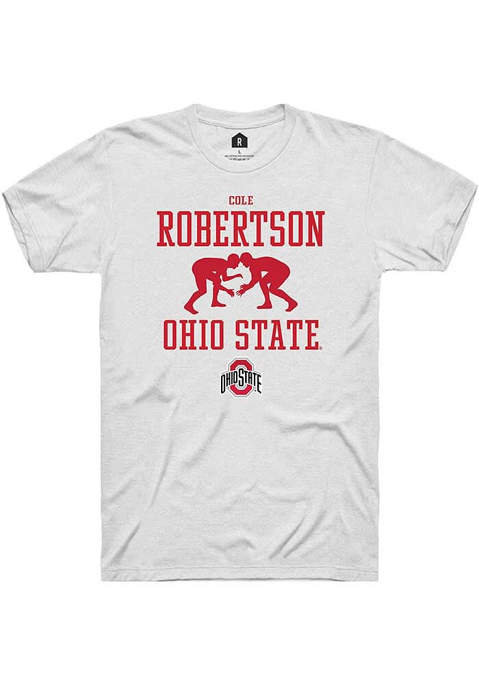 Cole Robertson Ohio State Buckeyes Rally NIL Sport Icon Short Sleeve T Shirt