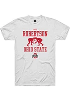 Cole Robertson Ohio State Buckeyes Rally NIL Sport Icon Short Sleeve T Shirt