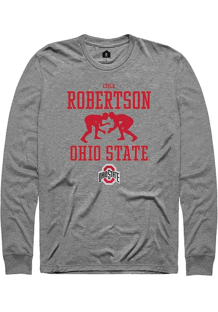 Cole Robertson Ohio State Buckeyes Rally NIL Sport Icon Long Sleeve T Shirt