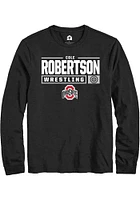 Cole Robertson Ohio State Buckeyes Rally NIL Stacked Box Long Sleeve T Shirt