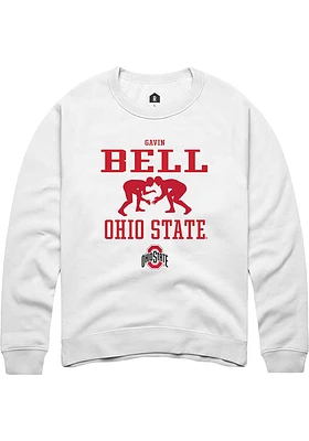 Gavin Bell Rally Ohio State Buckeyes Mens NIL Sport Icon Long Sleeve Crew Sweatshirt