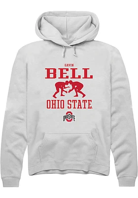 Gavin Bell Rally Ohio State Buckeyes Mens NIL Sport Icon Long Sleeve Hoodie