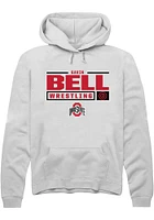 Gavin Bell Rally Ohio State Buckeyes Mens NIL Stacked Box Long Sleeve Hoodie