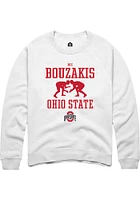 Nic Bouzakis Rally Ohio State Buckeyes Mens NIL Sport Icon Long Sleeve Crew Sweatshirt