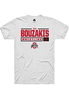 Nic Bouzakis Ohio State Buckeyes Rally NIL Stacked Box Short Sleeve T Shirt