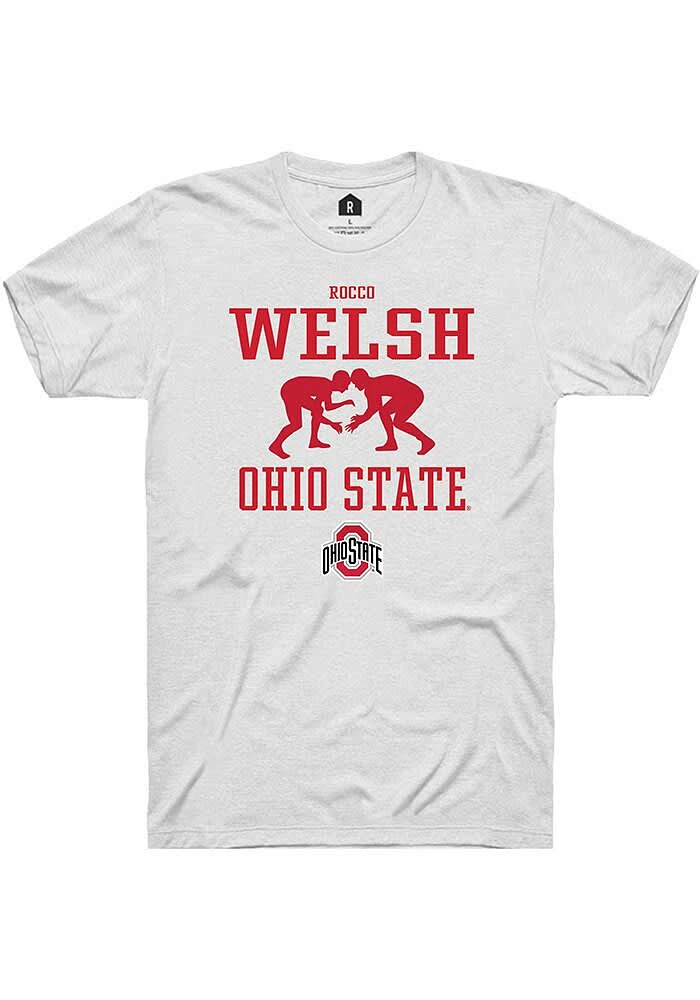 Rocco Welsh Ohio State Buckeyes Rally NIL Sport Icon Short Sleeve T Shirt