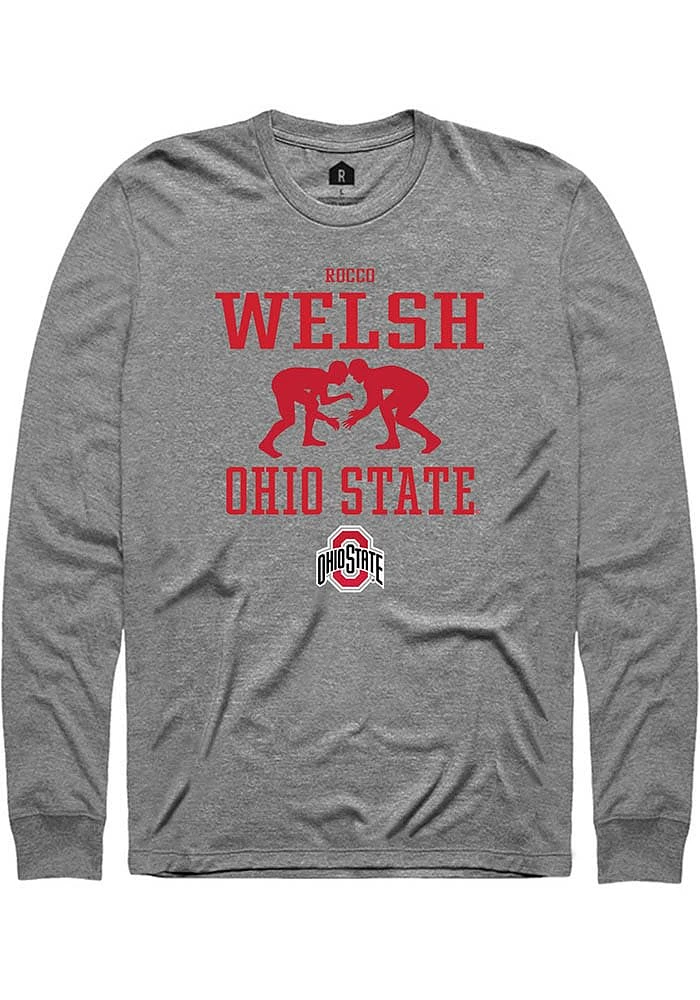 Rocco Welsh Ohio State Buckeyes Rally NIL Sport Icon Long Sleeve T Shirt