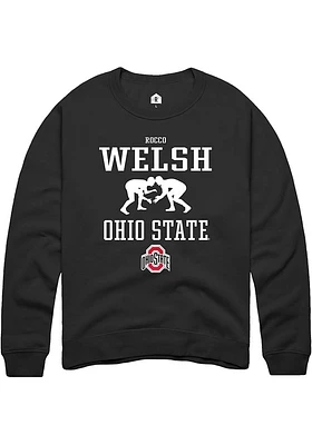 Rocco Welsh Rally Ohio State Buckeyes Mens NIL Sport Icon Long Sleeve Crew Sweatshirt