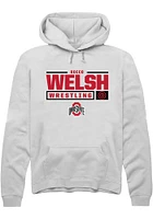 Rocco Welsh Rally Ohio State Buckeyes Mens NIL Stacked Box Long Sleeve Hoodie