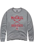 Rylie McCall Rally Ohio State Buckeyes Mens NIL Sport Icon Long Sleeve Crew Sweatshirt