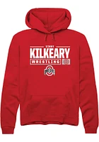 Vinny Kilkeary Rally Ohio State Buckeyes Mens NIL Stacked Box Long Sleeve Hoodie