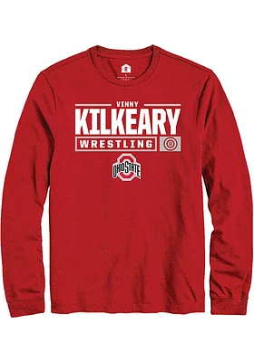 Vinny Kilkeary Ohio State Buckeyes Rally NIL Stacked Box Long Sleeve T Shirt