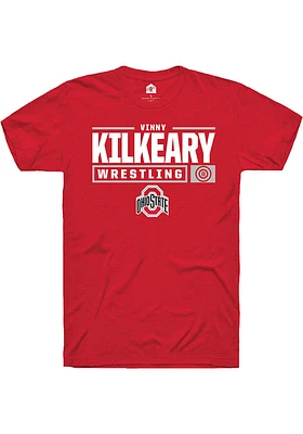 Vinny Kilkeary Ohio State Buckeyes Rally NIL Stacked Box Short Sleeve T Shirt