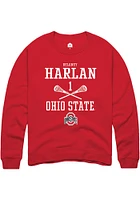 Delaney Harlan Rally Ohio State Buckeyes Mens NIL Sport Icon Long Sleeve Crew Sweatshirt