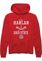 Delaney Harlan Rally Ohio State Buckeyes Mens NIL Sport Icon Long Sleeve Hoodie