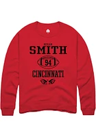 Keilan Smith Rally Cincinnati Bearcats Mens NIL Sport Icon Long Sleeve Crew Sweatshirt