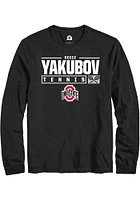 Reece Yakubov Ohio State Buckeyes Rally NIL Stacked Box Long Sleeve T Shirt