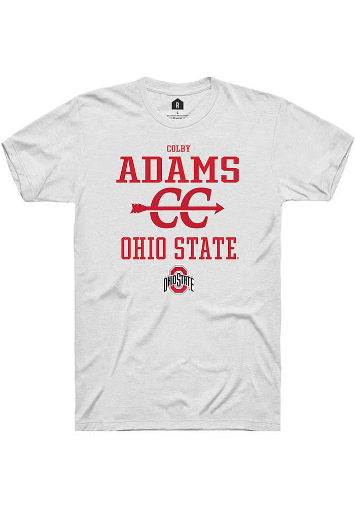 Colby Adams Ohio State Buckeyes Rally NIL Sport Icon Short Sleeve T Shirt