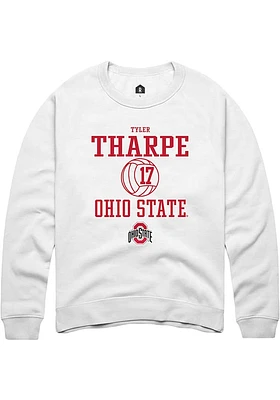 Tyler Tharpe Rally Ohio State Buckeyes Mens NIL Sport Icon Long Sleeve Crew Sweatshirt