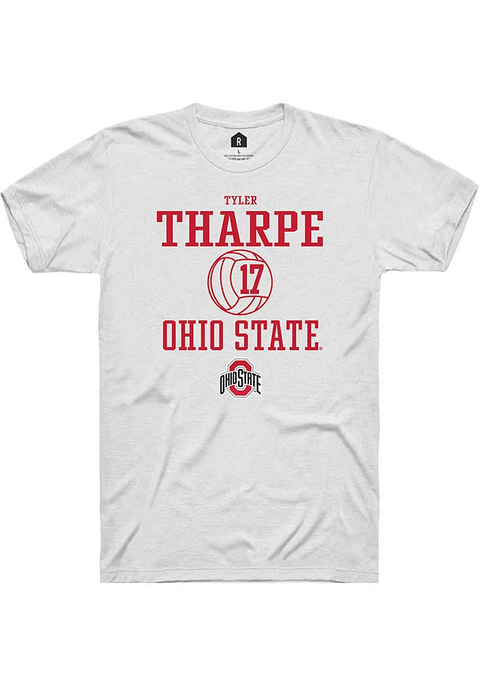 Tyler Tharpe Ohio State Buckeyes Rally NIL Sport Icon Short Sleeve T Shirt