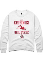 Annie Krusinski Rally Ohio State Buckeyes Mens NIL Sport Icon Long Sleeve Crew Sweatshirt