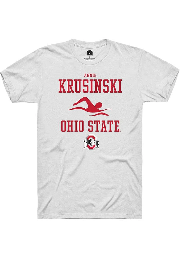 Annie Krusinski Ohio State Buckeyes Rally NIL Sport Icon Short Sleeve T Shirt