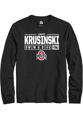 Annie Krusinski Ohio State Buckeyes Rally NIL Stacked Box Long Sleeve T Shirt