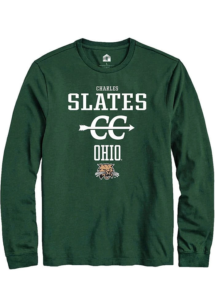 Charles Slates Ohio Bobcats Rally NIL Sport Icon Long Sleeve T Shirt