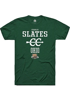 Charles Slates Ohio Bobcats Rally NIL Sport Icon Short Sleeve T Shirt