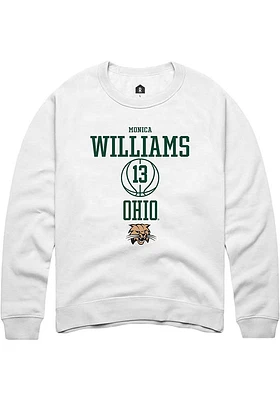 Monica Williams Rally Ohio Bobcats Mens NIL Sport Icon Long Sleeve Crew Sweatshirt