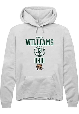 Monica Williams Rally Ohio Bobcats Mens NIL Sport Icon Long Sleeve Hoodie