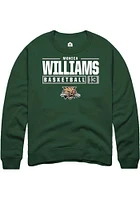 Monica Williams Rally Ohio Bobcats Mens NIL Stacked Box Long Sleeve Crew Sweatshirt