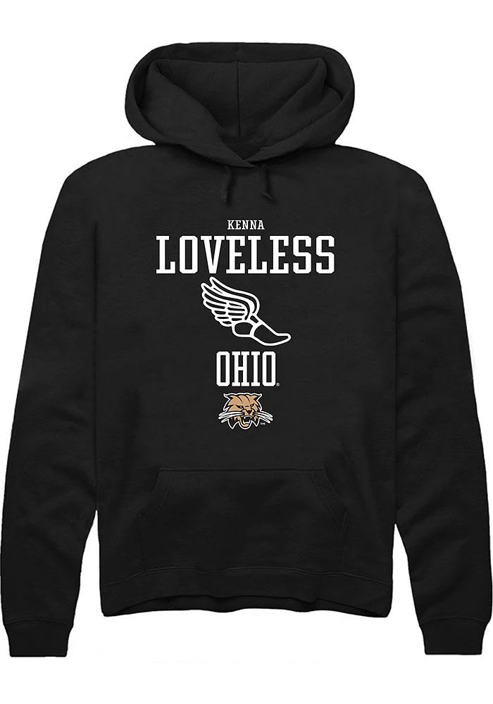 Kenna Loveless Rally Ohio Bobcats Mens NIL Sport Icon Long Sleeve Hoodie