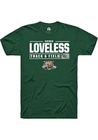 Kenna Loveless Ohio Bobcats Rally NIL Stacked Box Short Sleeve T Shirt