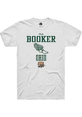 Taja Booker Ohio Bobcats Rally NIL Sport Icon Short Sleeve T Shirt