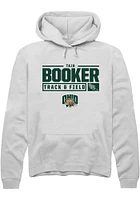 Taja Booker Rally Ohio Bobcats Mens NIL Stacked Box Long Sleeve Hoodie