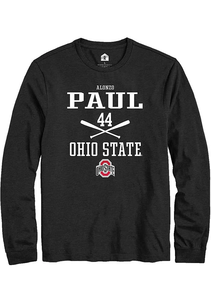 Alonzo Paul Ohio State Buckeyes Rally NIL Sport Icon Long Sleeve T Shirt