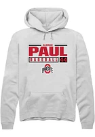 Alonzo Paul Rally Ohio State Buckeyes Mens NIL Stacked Box Long Sleeve Hoodie