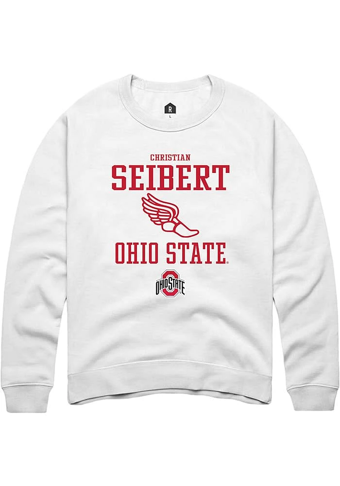 Christian Seibert Rally Ohio State Buckeyes Mens NIL Sport Icon Long Sleeve Crew Sweatshi