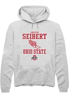 Christian Seibert Rally Ohio State Buckeyes Mens NIL Sport Icon Long Sleeve Hoodie