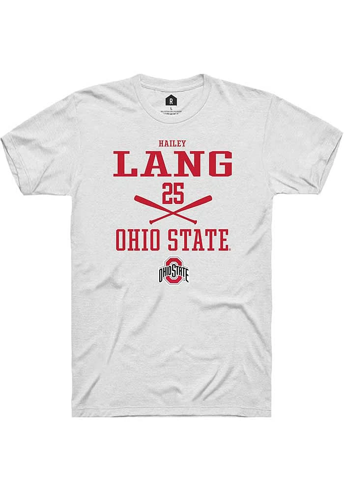 Hailey Lang Ohio State Buckeyes Rally NIL Sport Icon Short Sleeve T Shirt