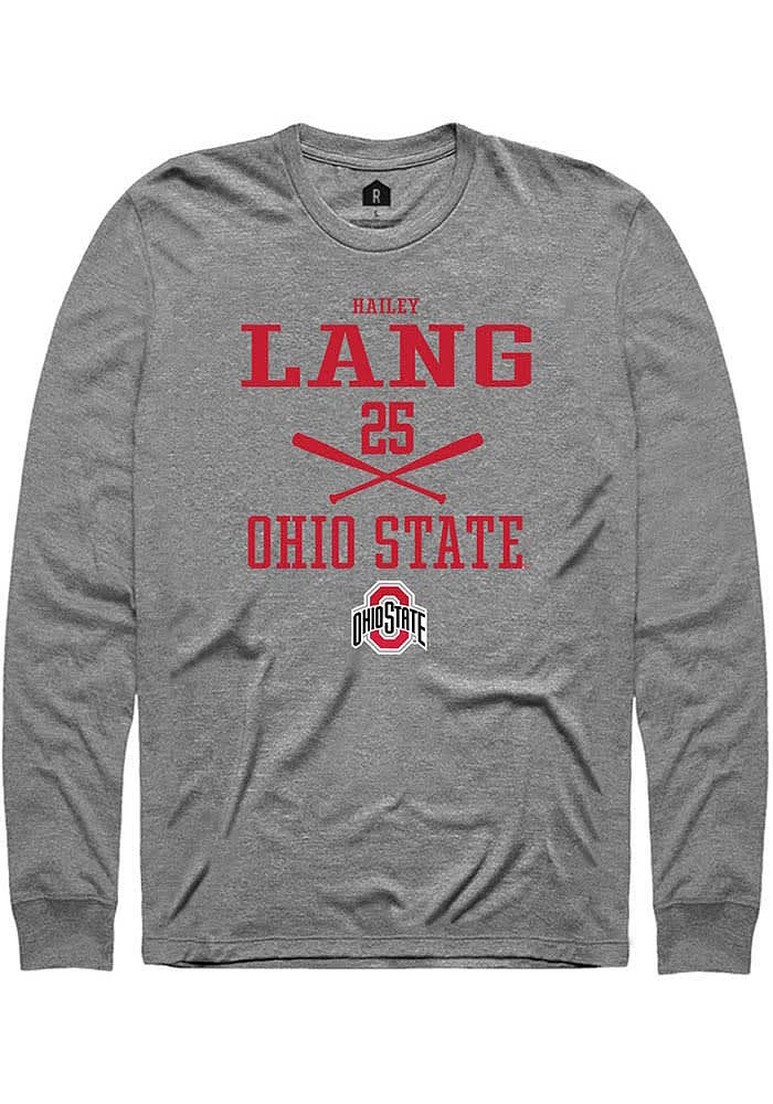 Hailey Lang Ohio State Buckeyes Rally NIL Sport Icon Long Sleeve T Shirt