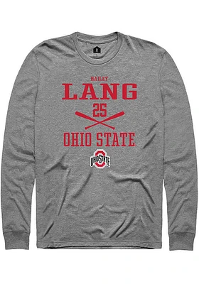 Hailey Lang Ohio State Buckeyes Rally NIL Sport Icon Long Sleeve T Shirt