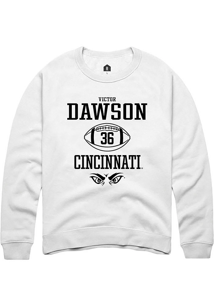 Victor Dawson Rally Cincinnati Bearcats Mens NIL Sport Icon Long Sleeve Crew Sweatshirt