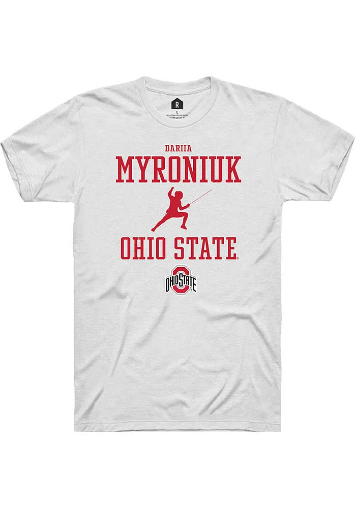 Dariia Myroniuk Ohio State Buckeyes Rally NIL Sport Icon Short Sleeve T Shirt