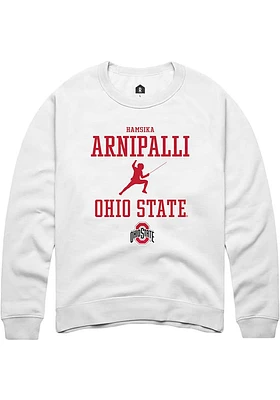 Hamsika Arnipalli Rally Ohio State Buckeyes Mens NIL Sport Icon Long Sleeve Crew Sweatshi